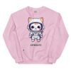 Sudadera gato astronauta ASTROGATO rosa