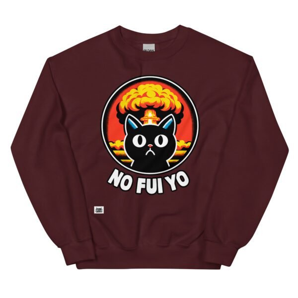 Sudadera gato NO FUI YO marrón