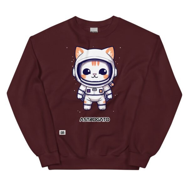 Sudadera gato astronauta ASTROGATO marrón