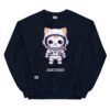 Sudadera gato astronauta ASTROGATO azul oscuro