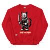 Sudadera gato TE KILL YOU LA VIDA rojo