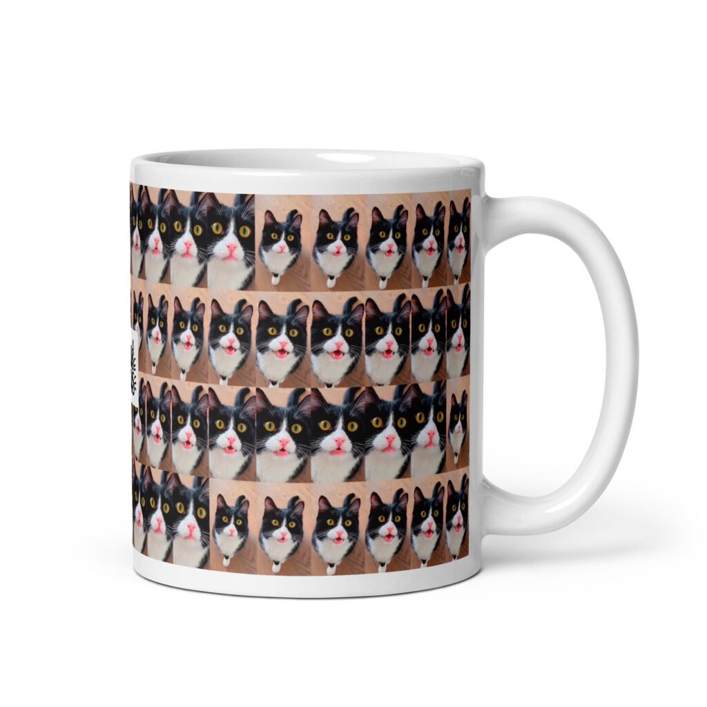 Taza meme de gato