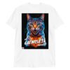 Camiseta divertida de gatos MI CATMISETA FAVORITA blanca