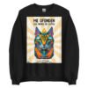 Sudadera divertida me ofenden los memes de gatos y mis amigos me regalaron esta sudadera color negro