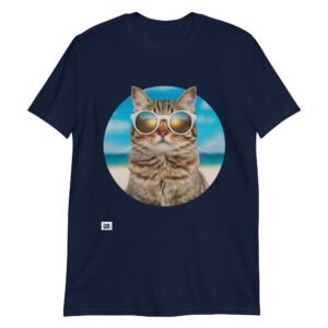 Camiseta Gato Gafas de Sol
