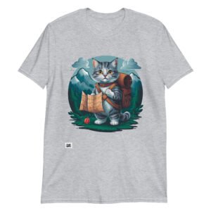 Camiseta Gato Explorador Aventuras