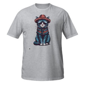 Camiseta Gato Hipster