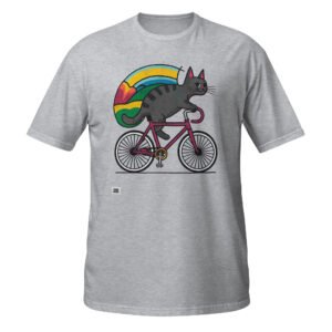 Camiseta Gato Ciclista Bici