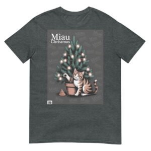 Camiseta Gato Miau Christmas