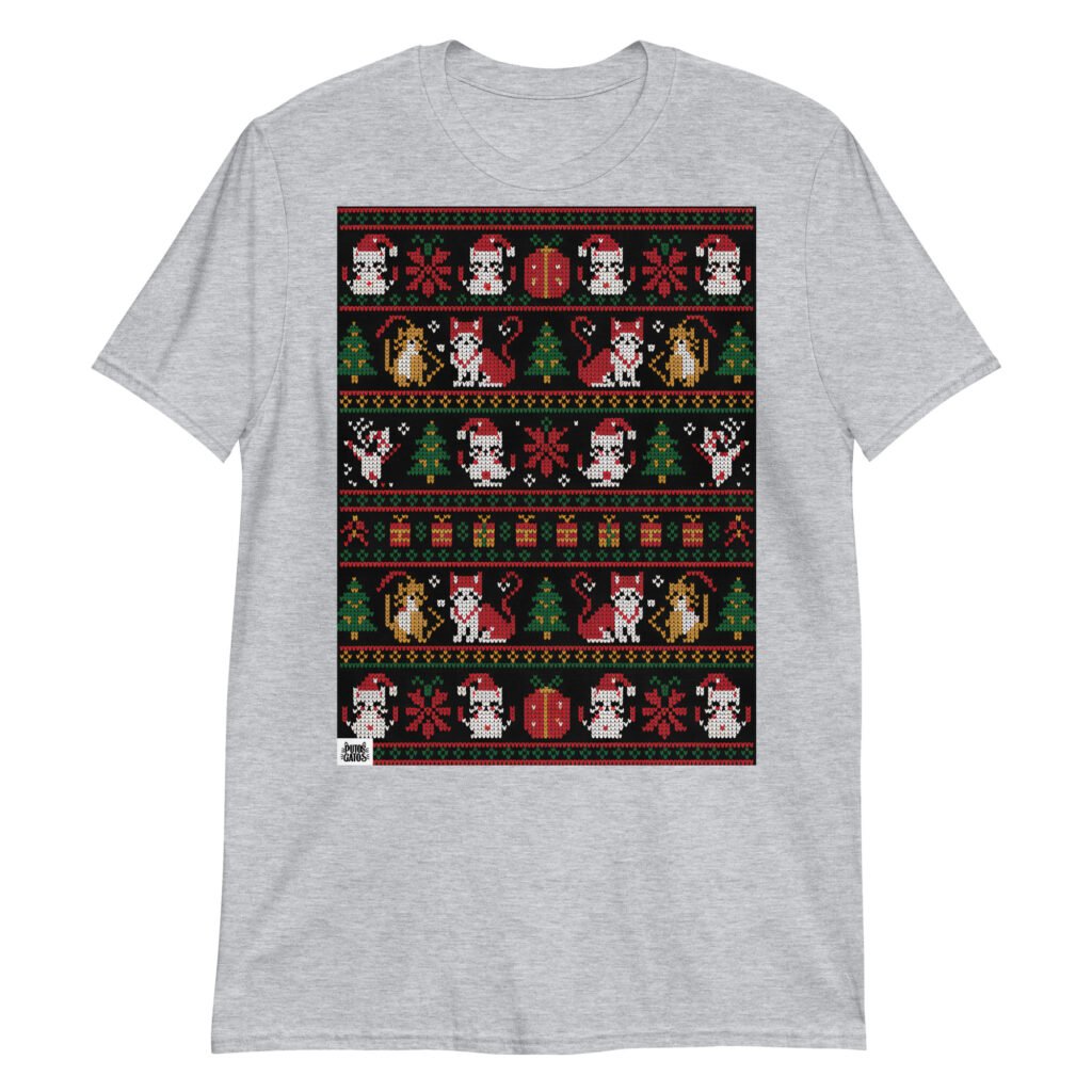 Camiseta Gatos Navidad Hortera 2