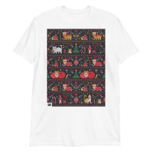 Camiseta Gatos Navidad Hortera 4