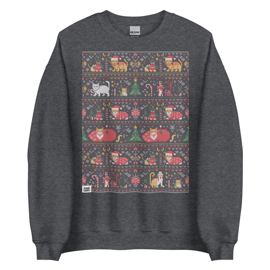 Sudadera Gatos Navidad Hortera 4