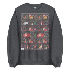 Sudadera Gatos Navidad Hortera 4