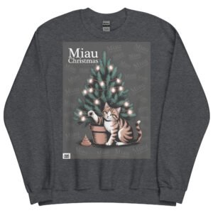 Sudadera Gato Miau Christmas