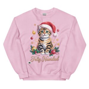 Sudadera Gato Feliz Navidad