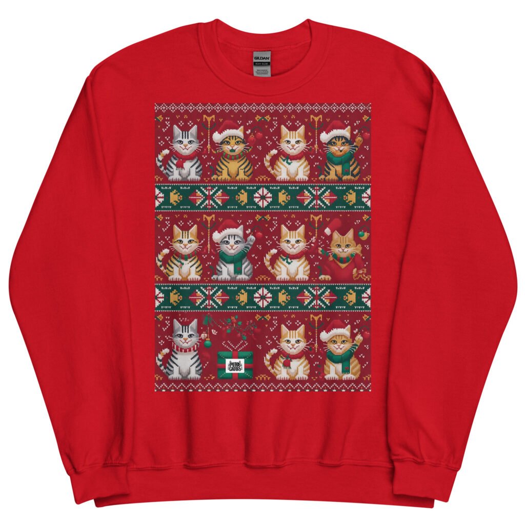 Sudadera Gatos Navidad Hortera 1