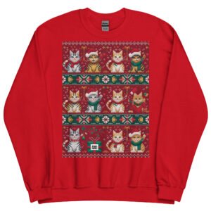 Sudadera Gatos Navidad Hortera 1