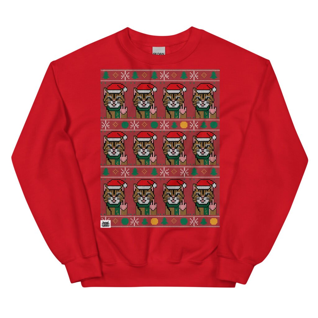 Sudadera Gatos Navidad Hortera 3