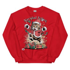 Sudadera Navidad Felina