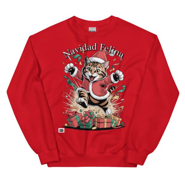 Sudadera Navidad Felina