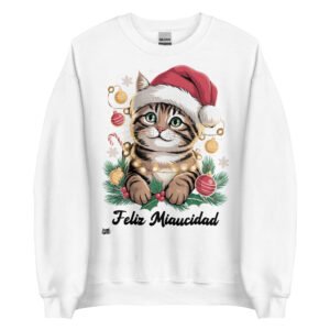 Sudadera Gato Feliz Miaucidad