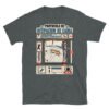 Camiseta de gatos «Protocolo de ocupación de cama» — diseño MHD-005 de la serie Manual del Humano Doméstico en color Oscuro jaspeado