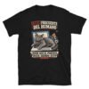 Camiseta de gatos «El portátil ya no es tuyo» — diseño MHD-008 de la serie Manual del Humano Doméstico en color Negro