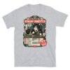 Camiseta de gatos «Evaluación del humano» — diseño MHD-009 de la serie Manual del Humano Doméstico en color Gris deportivo