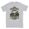 Camiseta de gatos «Reglamento del sofá» — diseño MHD-010 de la serie Manual del Humano Doméstico en color Gris deportivo