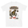 Camiseta de gatos «Protocolo de destrucción decorativa» — diseño MHD-011 de la serie Manual del Humano Doméstico en color Blanco