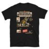 Camiseta de gatos «Protocolo de destrucción decorativa» — diseño MHD-011 de la serie Manual del Humano Doméstico en color Negro