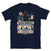 Camiseta de gatos «Humano en entrenamiento» — diseño MHD-012 de la serie Manual del Humano Doméstico en color Marino