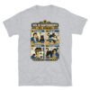 Camiseta de gatos «Mantenimiento del humano» — diseño MHD-013 de la serie Manual del Humano Doméstico en color Gris deportivo