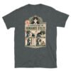 Camiseta de gatos «Clasificación de humanos útiles» — diseño MHD-014 de la serie Manual del Humano Doméstico en color Oscuro jaspeado