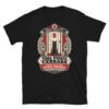 Camiseta de gatos «Toda puerta cerrada es una ofensa» — diseño MHD-019 de la serie Manual del Humano Doméstico en color Negro