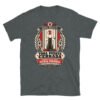 Camiseta de gatos «Toda puerta cerrada es una ofensa» — diseño MHD-019 de la serie Manual del Humano Doméstico en color Oscuro jaspeado