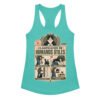 Camiseta de gatos para mujer CLASIFICACIÓN DE HUMANOS ÚTILES en color azul tahití, vista plana
