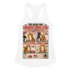 Camiseta de gatos para mujer CÓMO CONSEGUIR COMIDA EXTRA en color blanco, vista plana