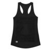 Camiseta de gatos para mujer MIAU EN 40 IDIOMAS en color negro, vista plana