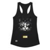 Camiseta de gatos para mujer EL GATO DE EL GRECO en color negro, vista plana