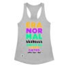 Camiseta de gatos para mujer ERA NORMAL ANTES DE TENER GATOS en color gris jaspeado, vista plana