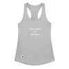 Camiseta de gatos para mujer ESPECIAL PARA GATOS NEGROS en color gris jaspeado, vista plana