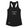 Camiseta de gatos para mujer ESPECIAL PARA GATOS NEGROS en color negro, vista plana
