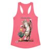 Camiseta de gatos para mujer FELINAVIDAD en color rosa eléctrico, vista plana