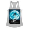Camiseta de gatos para mujer GATETE en color gris jaspeado, vista plana