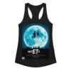 Camiseta de gatos para mujer GATETE en color negro, vista plana