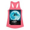 Camiseta de gatos para mujer GATETE en color rosa eléctrico, vista plana