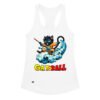 Camiseta de gatos para mujer GATOBALL en color blanco, vista plana