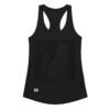 Camiseta de gatos para mujer GATO EN 40 IDIOMAS · MODELO D en color negro, vista plana