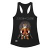 Camiseta de gatos para mujer JUEGO DE GATOS en color negro, vista plana
